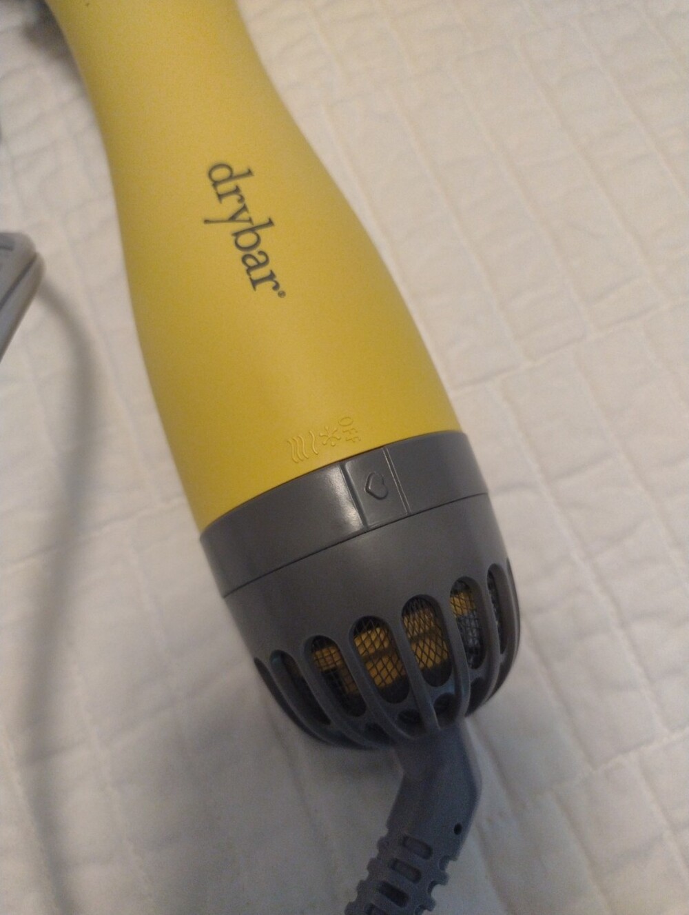 Drybar Blow-Dryer Brush Yellow Wide Single Shot 2.25" Barrel Hair Dry - Picture 2 of 7
